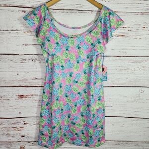 Alvin's Island SPF 50 Pineapple Dress